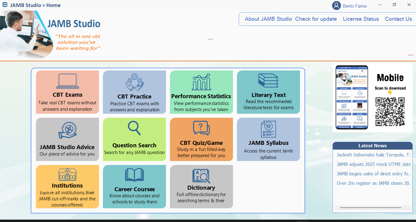 sample screenshot