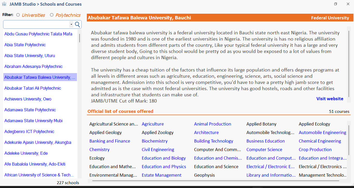 sample screenshot